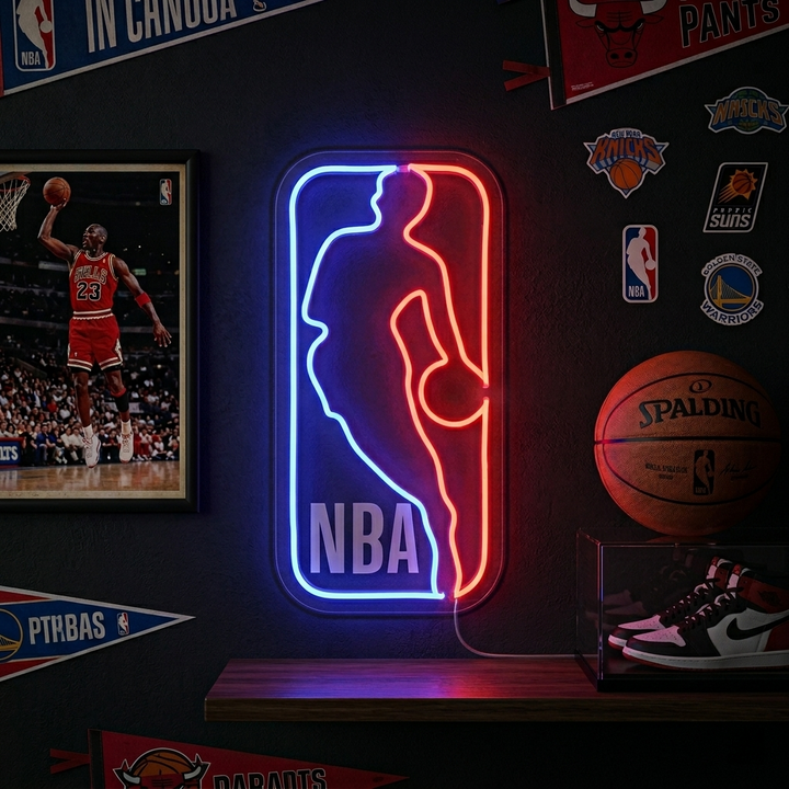 "Basketballkamplogo" Neonskilt