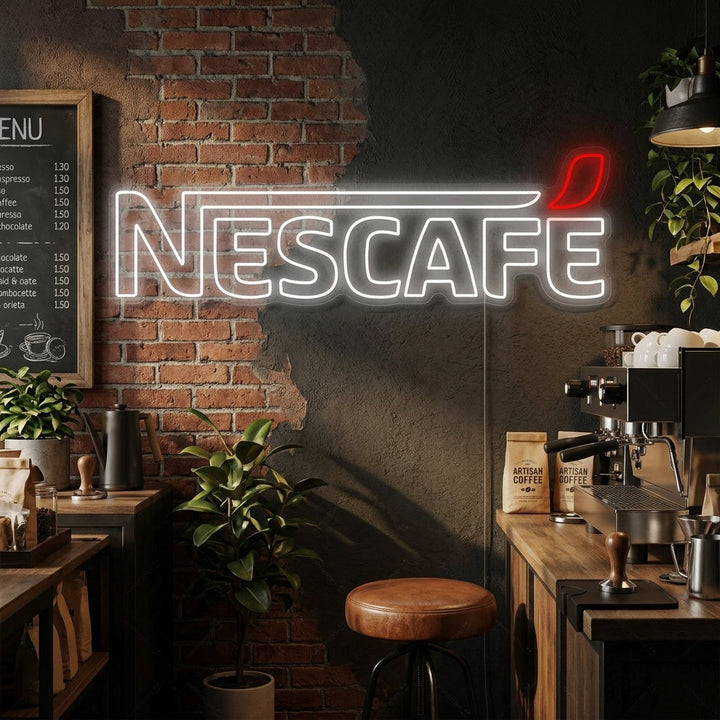 "Nescafe" Neonskilt