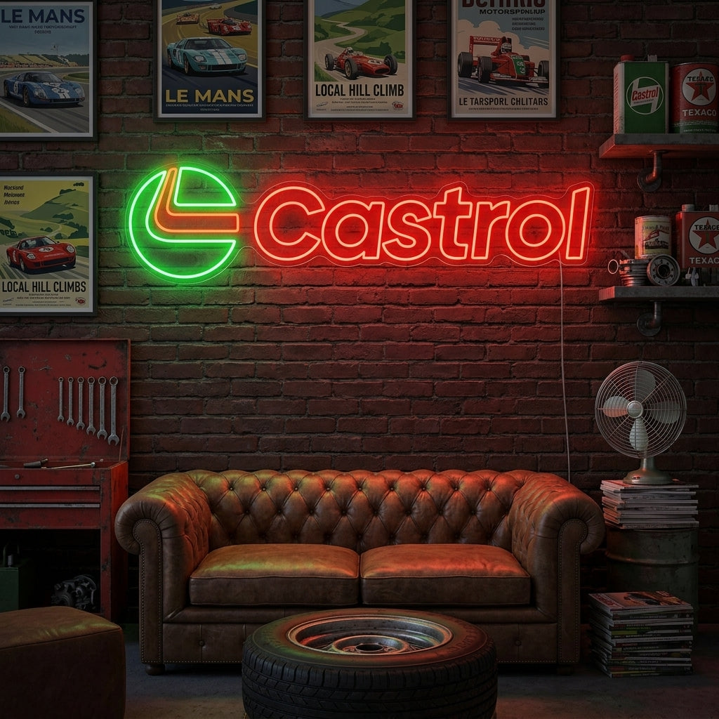 "Castro logo" Neonskilt