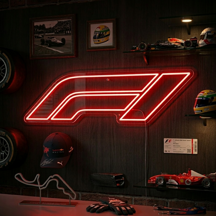 "F1-logo" Neonskilt