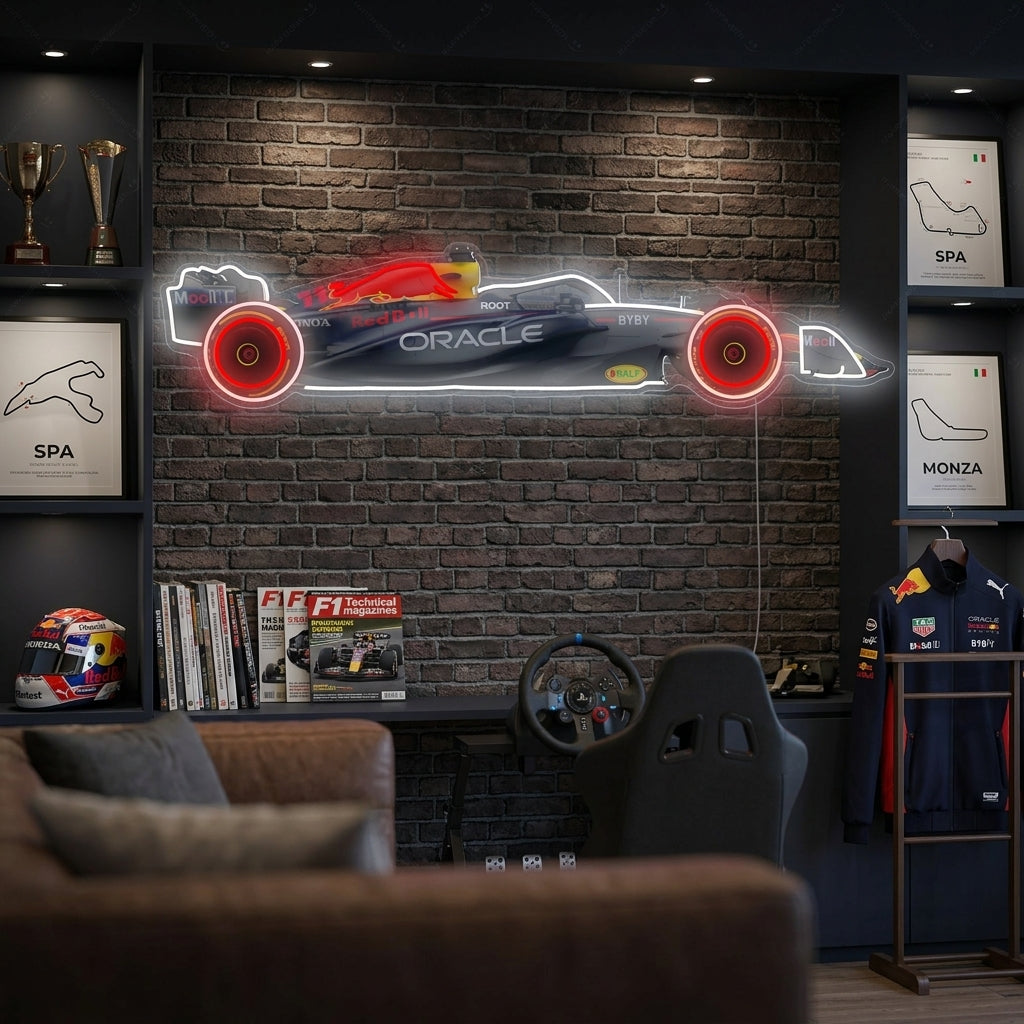 "Redbull F1" Neonskilt