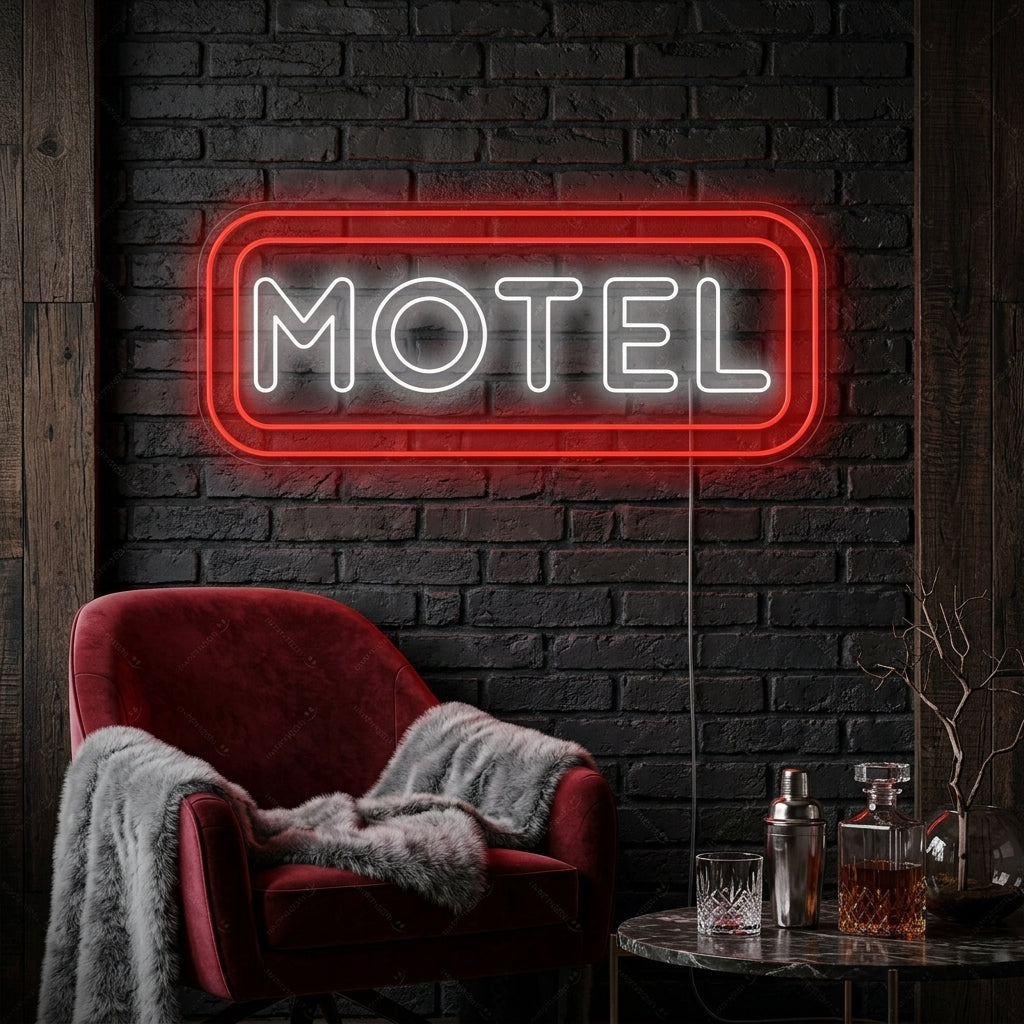 "Motel" Neonskilt