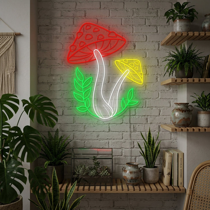 "Sopp" Neonskilt
