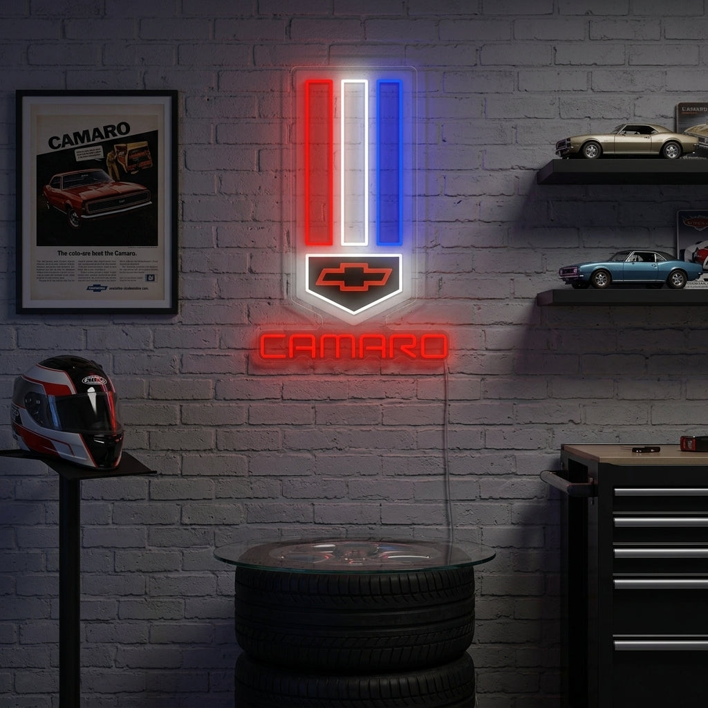 "Chev-Car" Neonskilt