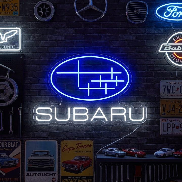 "SUBARU" Neonskilt