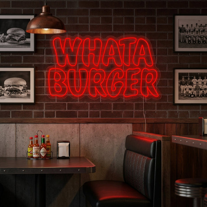 "Whataburger" Neonskilt