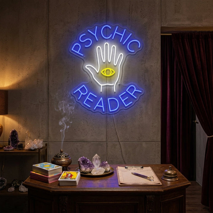 "Psychic Reader" Neonskilt