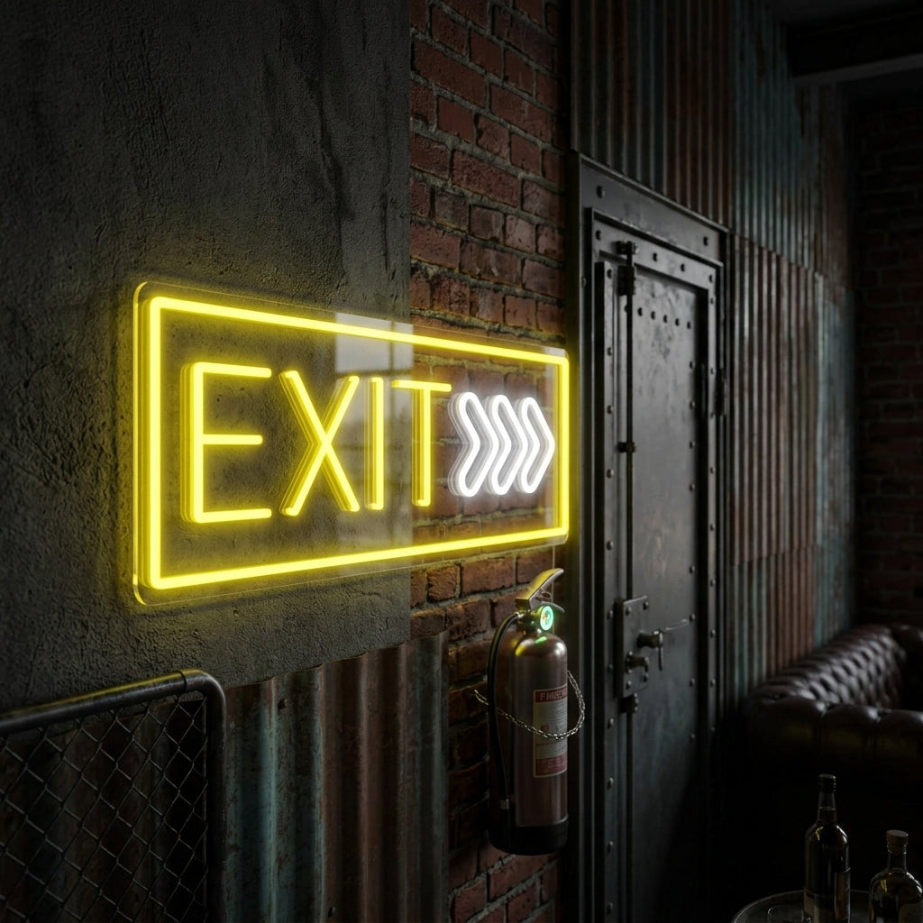 "Exit" Neonskilt