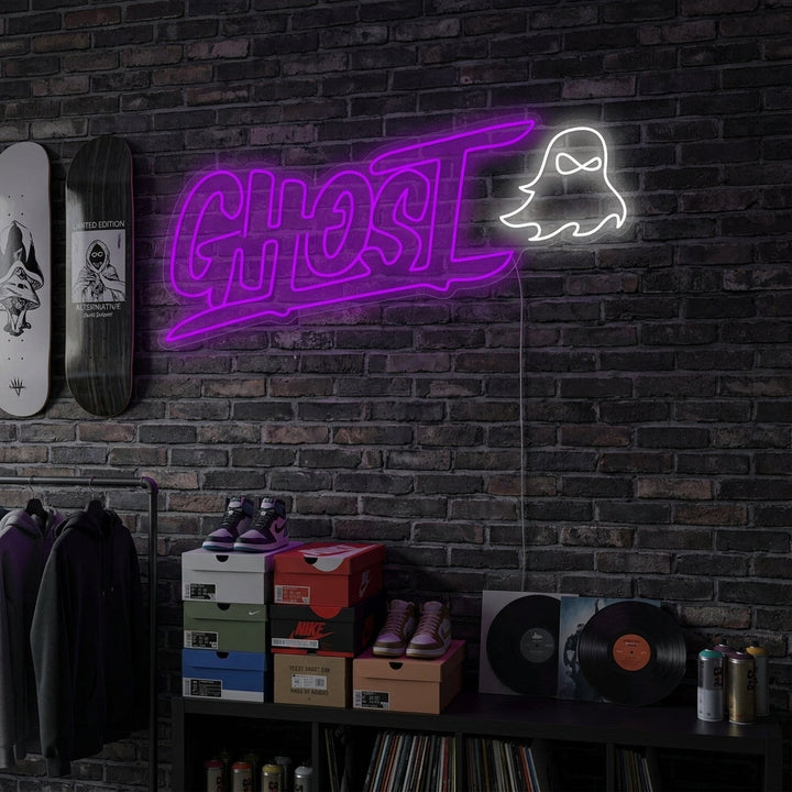 "Ghost" Neonskilt