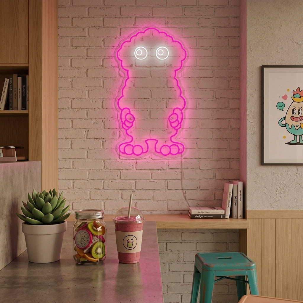 "Scoop" Neonskilt