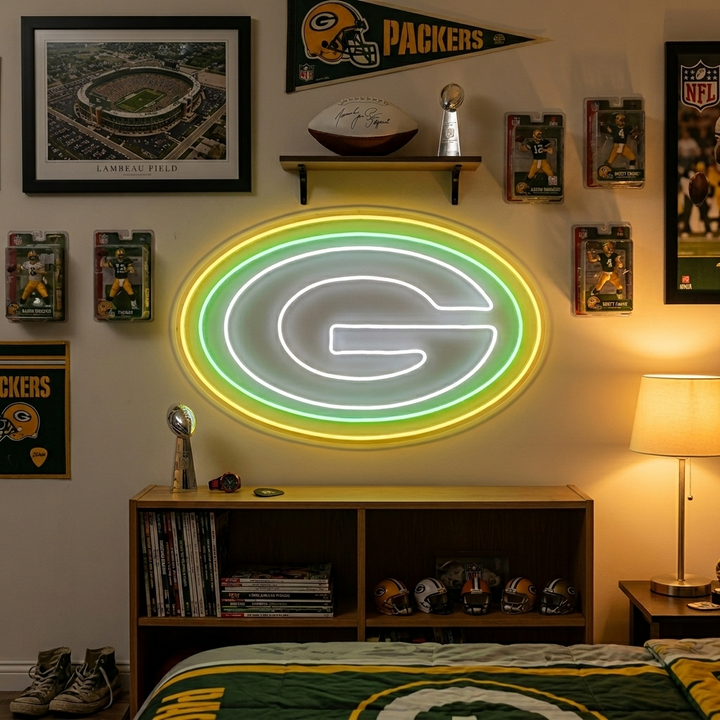 "Green Bay Packers" Neonskilt