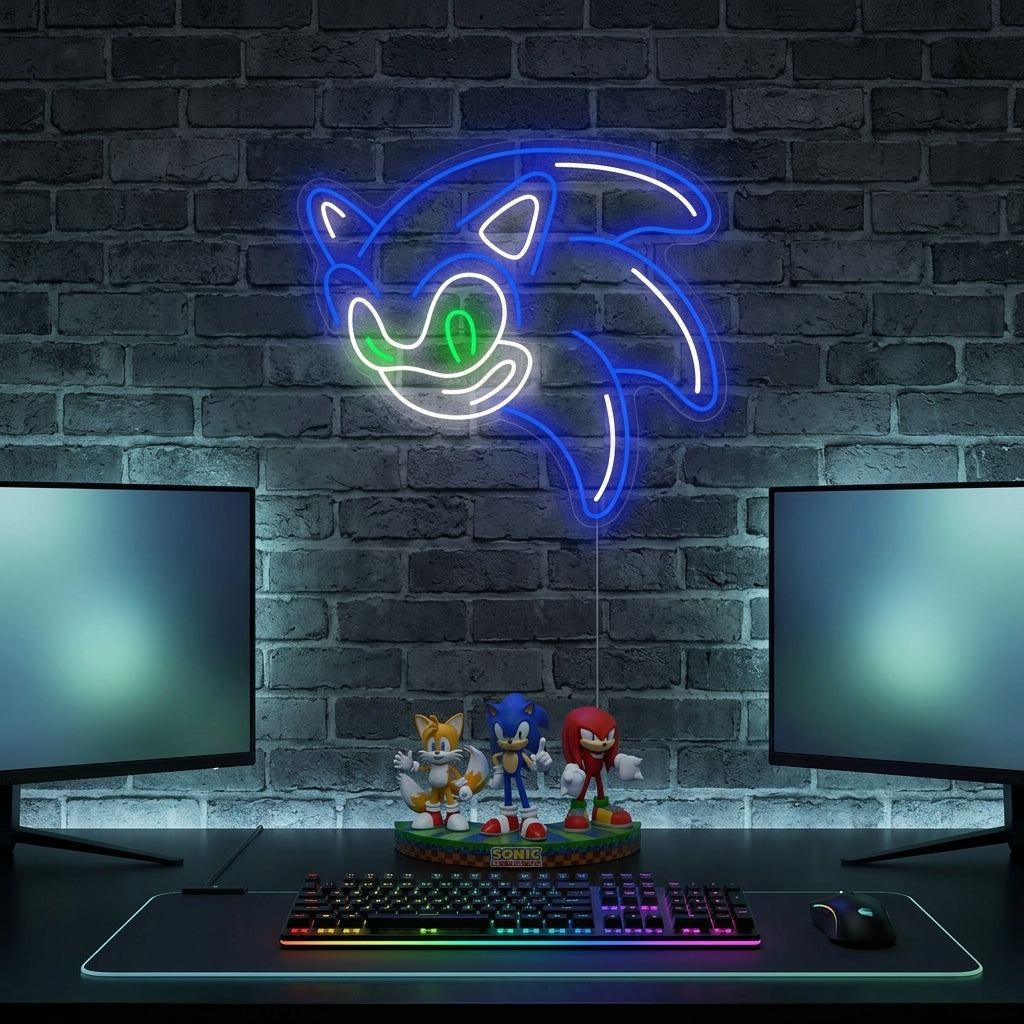 "Sonic" Neonskilt