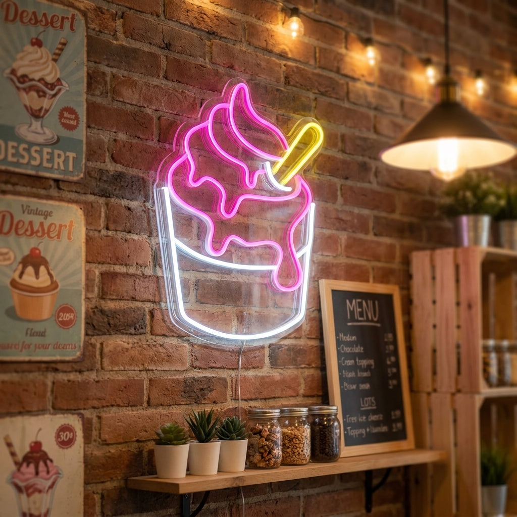"Gelato" Neonskilt