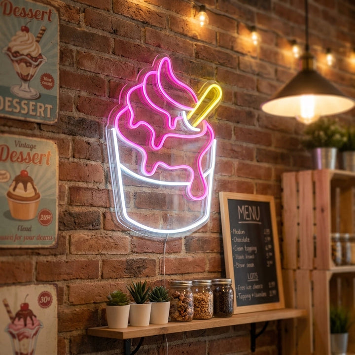 "Gelato" Neonskilt