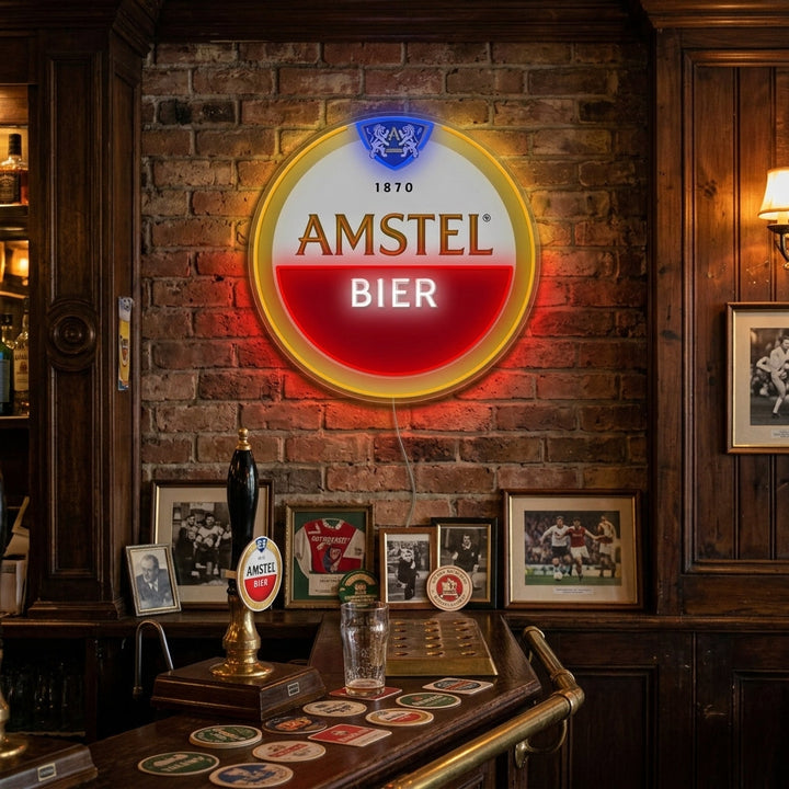 "Amstel-logo" Neonskilt