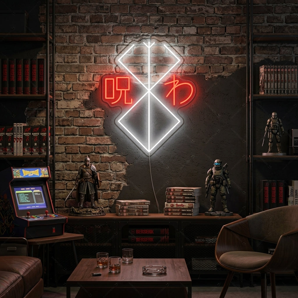 "Berserk Brand Of Sacrifice" Neonskilt