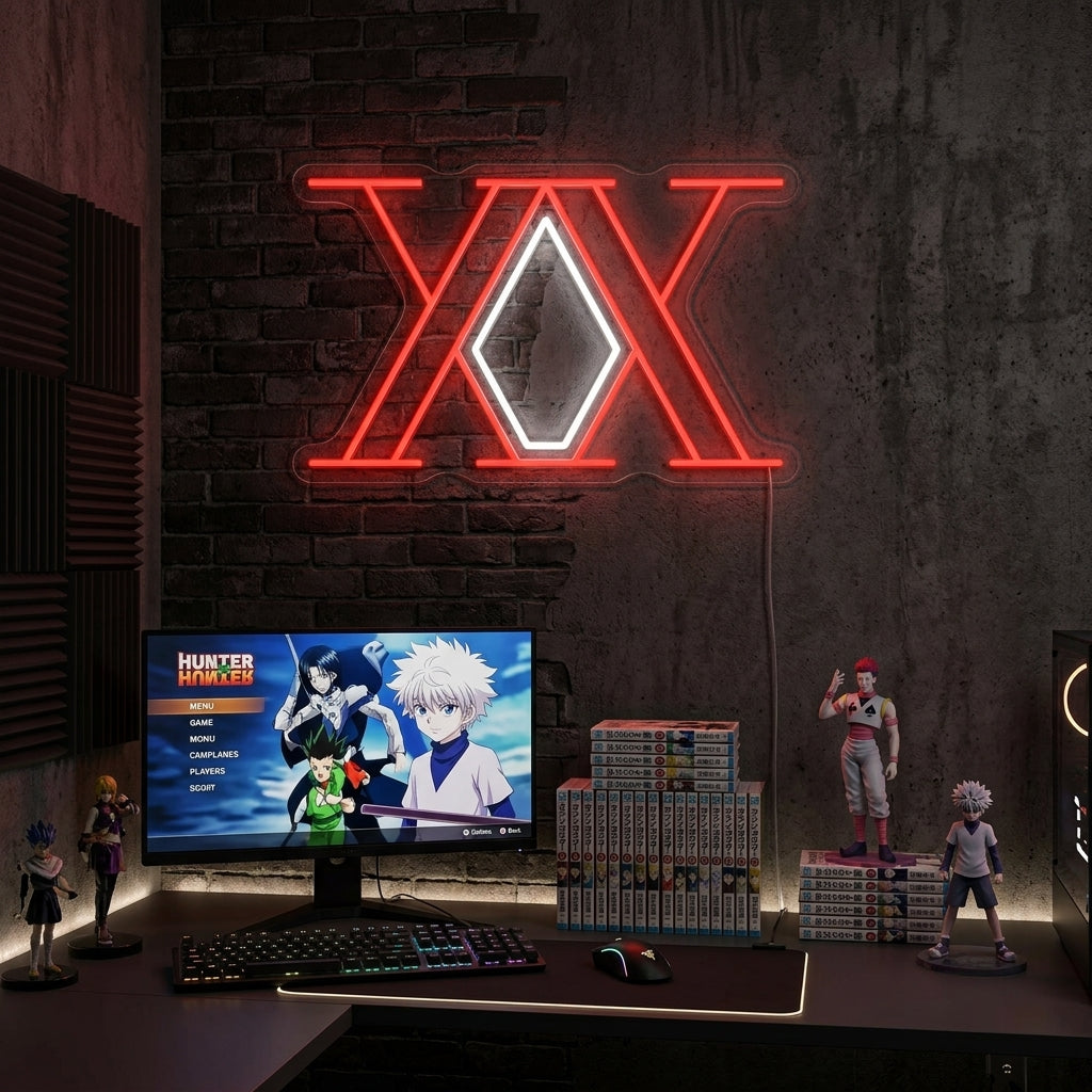 "Hunter X Hunter" Neonskilt