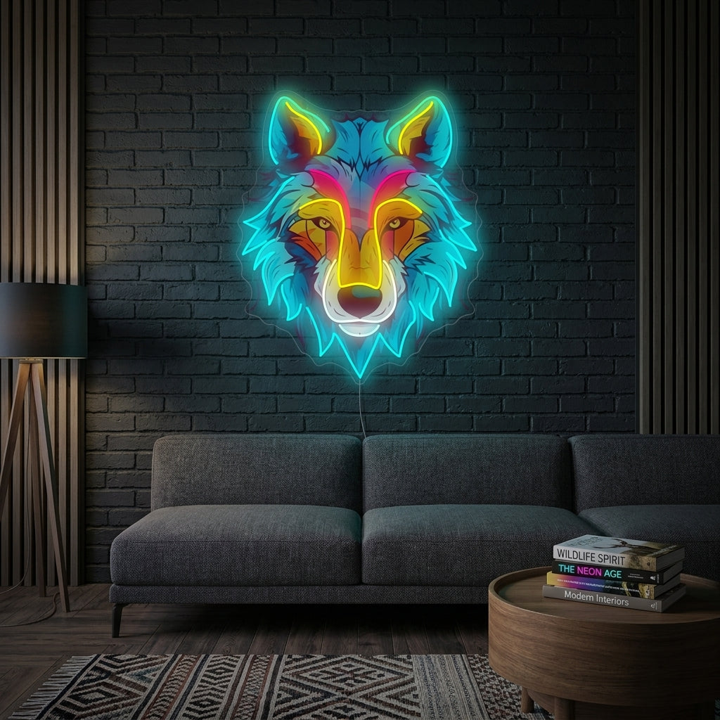 "Ulv" Neonskilt
