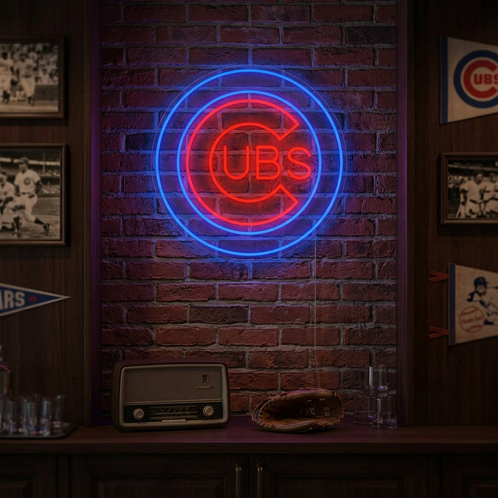"CUBS" Neonskilt