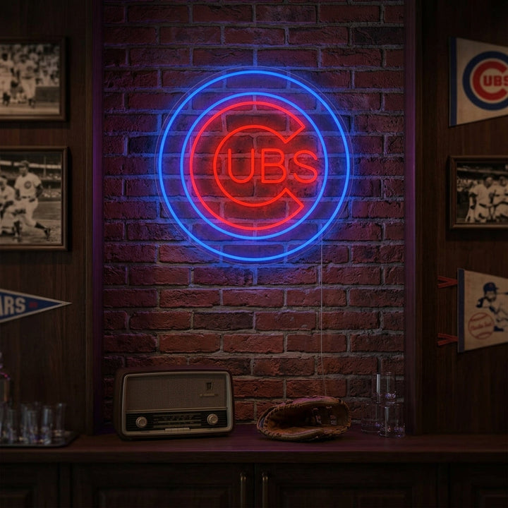"CUBS" Neonskilt