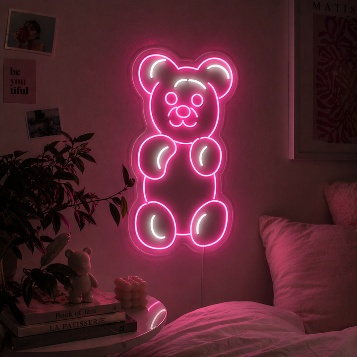 "Gummy Bear" Neonskilt