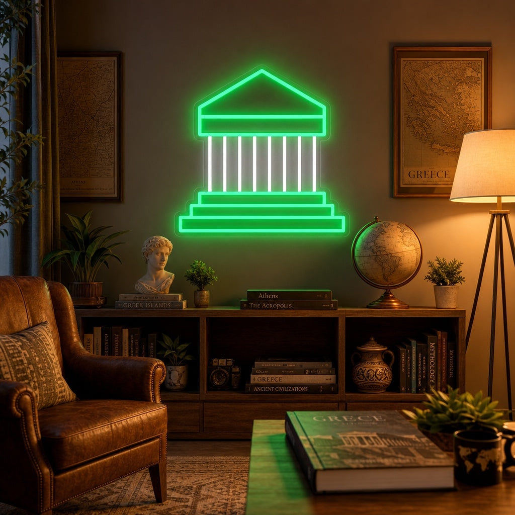 "Athen Akropolis Parthenon" Neonskilt