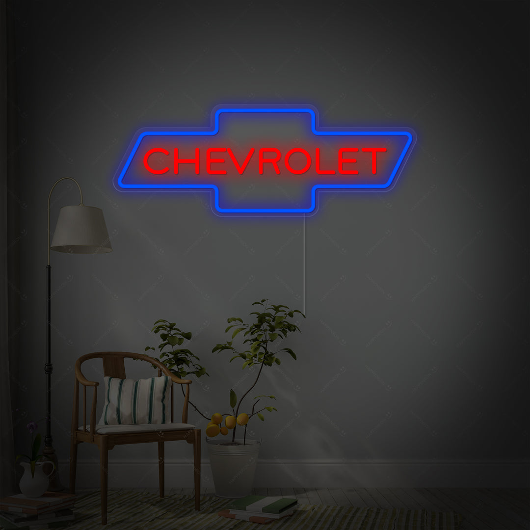 "Chev Bil Logo" Neonskilt