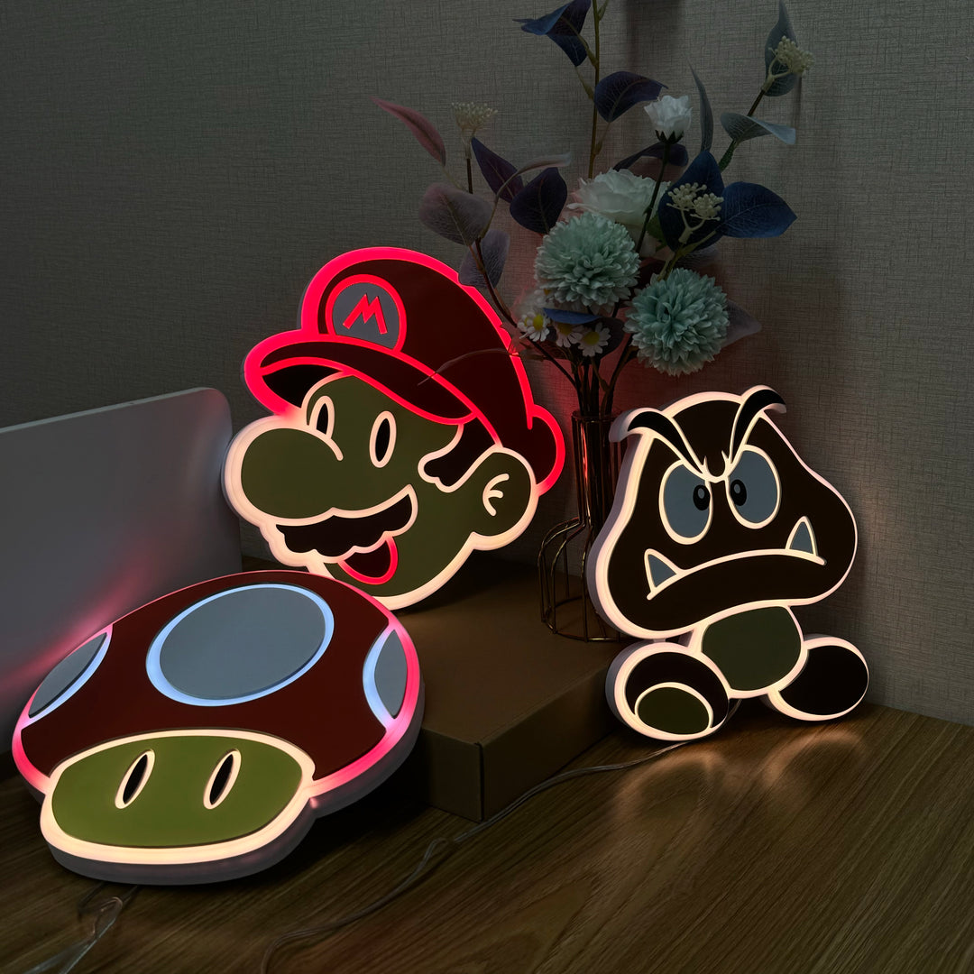 "Mario" Neon Like