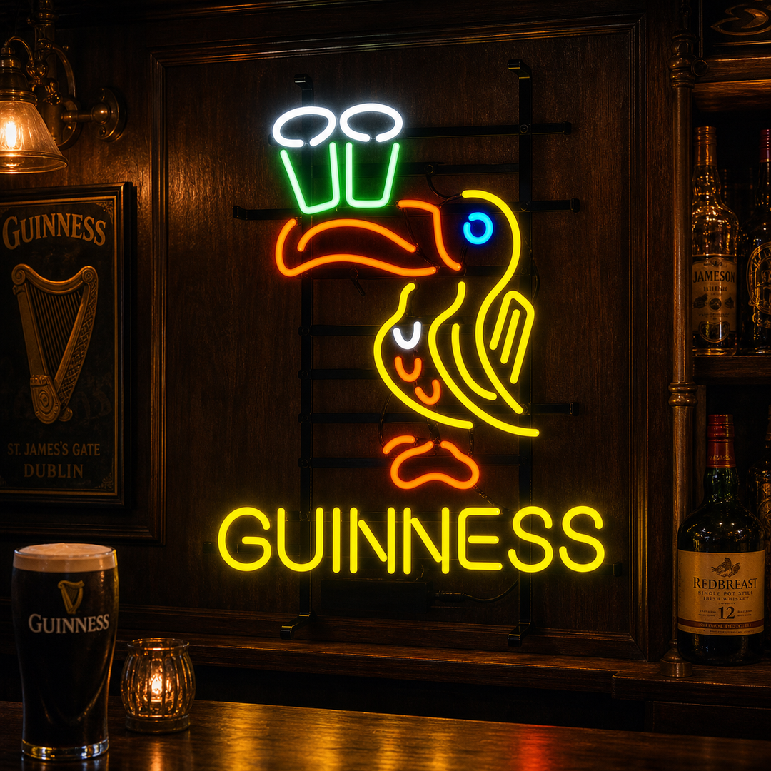 "Guinness, Neon Beer Sign" Neonskilt