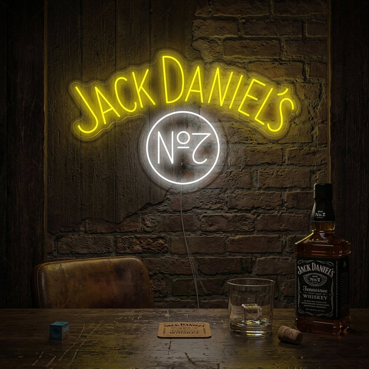"Jack No.7" Neonskilt