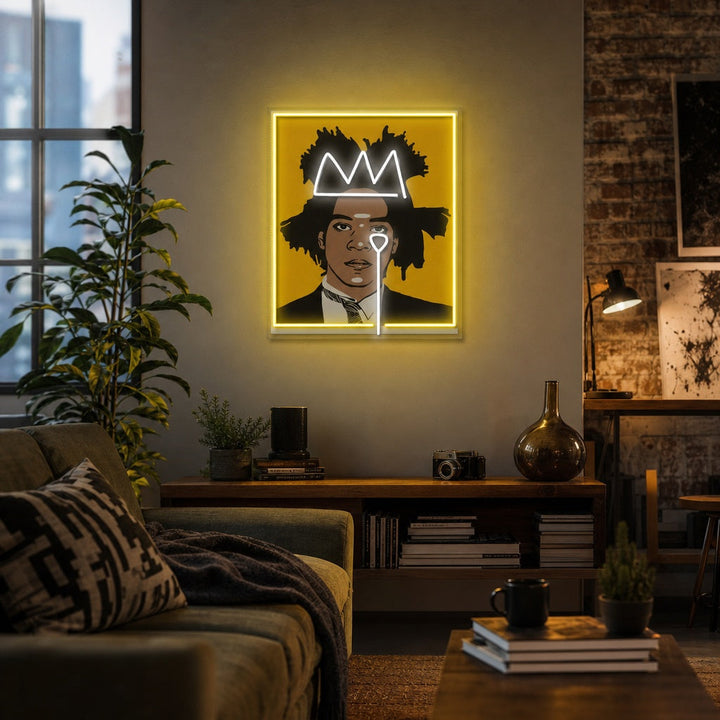 "Jean, kunstner" UV-trykt LED-neonskilt