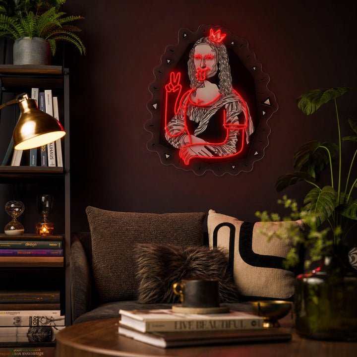 "Mona Art" UV-trykt LED-neonskilt