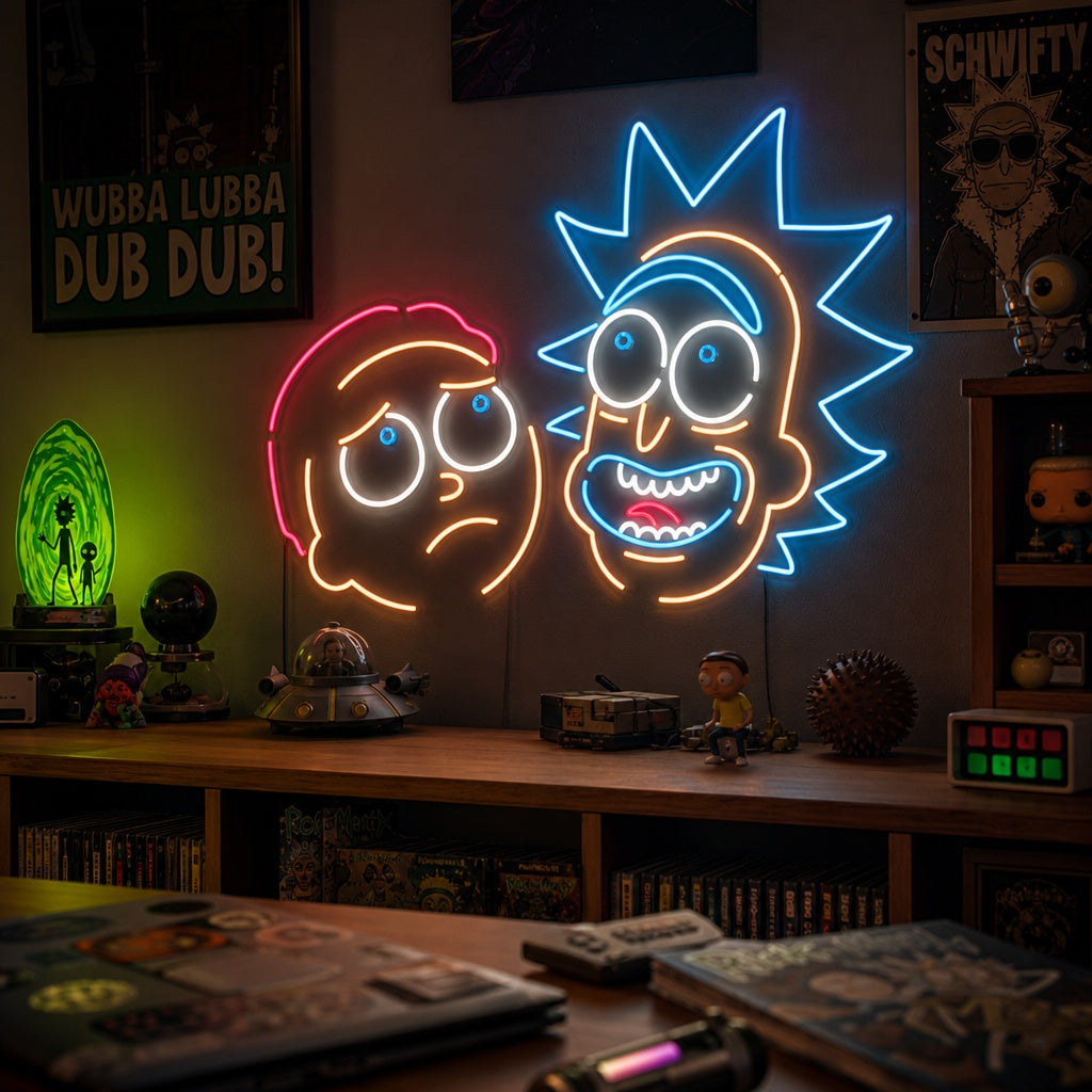 "Rick And Morty" Neonskilt