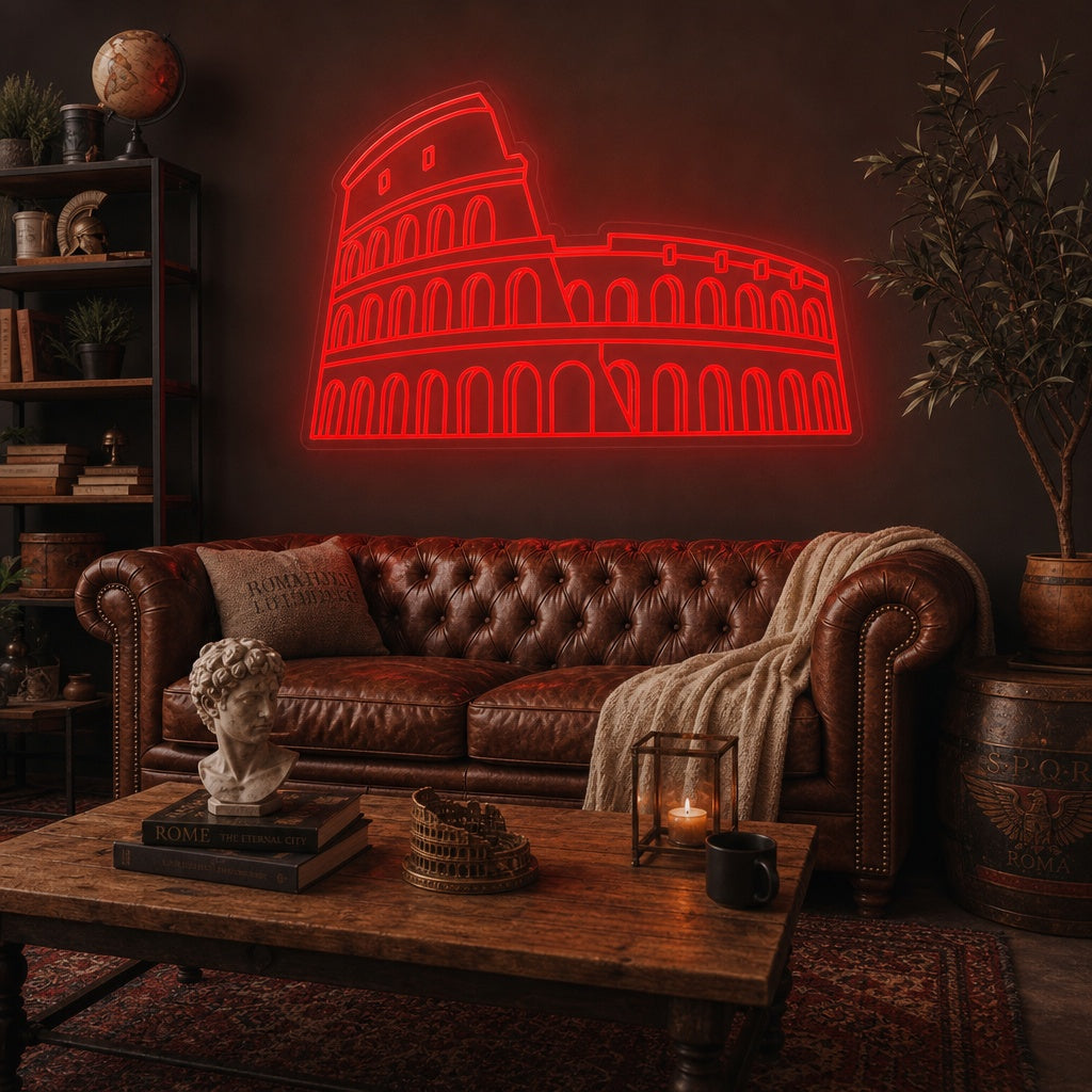 "Colosseum I Rom" Neonskilt
