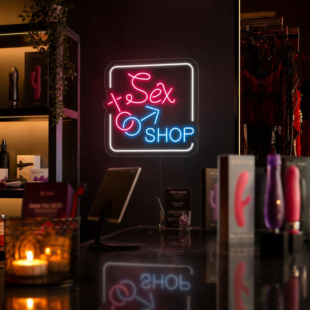 "Sex Shop" Neonskilt