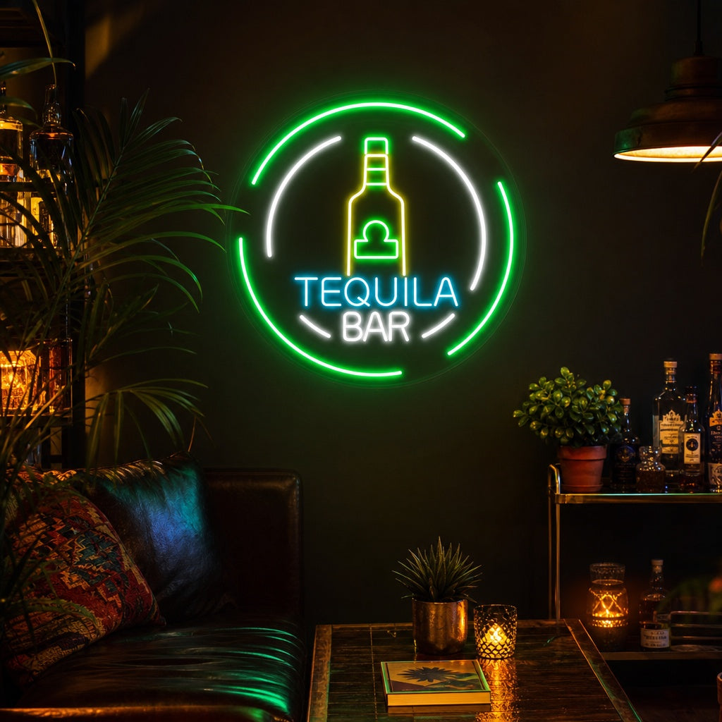 "Tequila Bar" Neonskilt