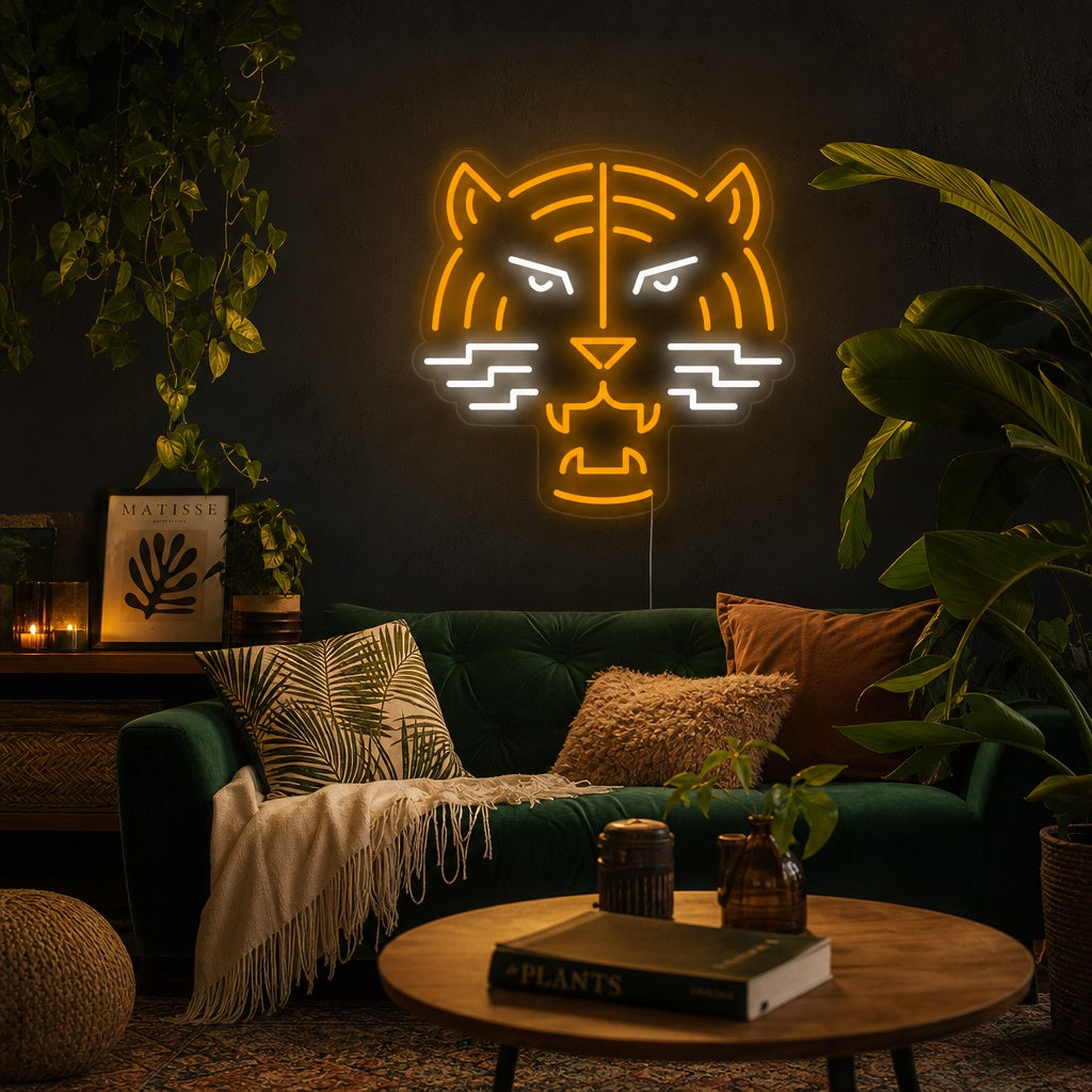 "Tigerhode" Neonskilt