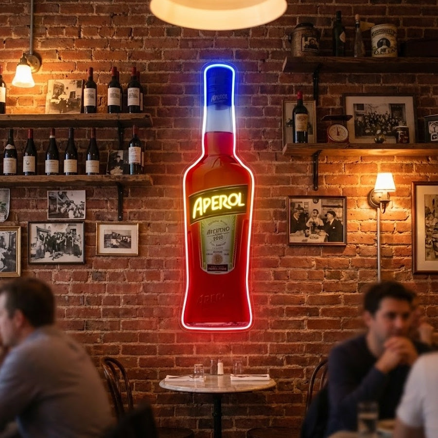 "Aperol Aperitivo flaske" Neonskilt