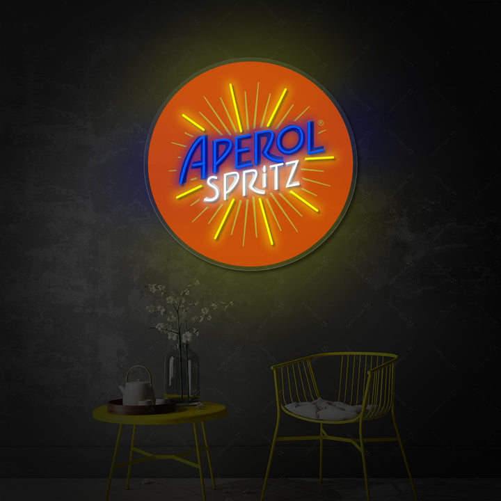 "Italy Aperol Spritz" Neonskilt