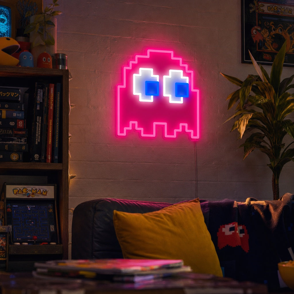 "Arcade Ghost" Neonskilt