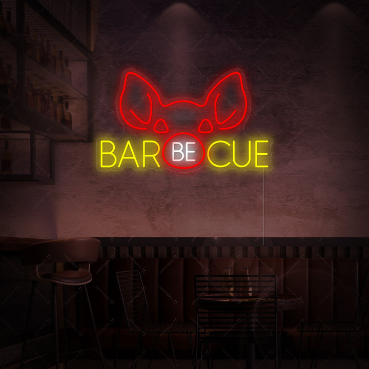 "Barbecue" Neonskilt