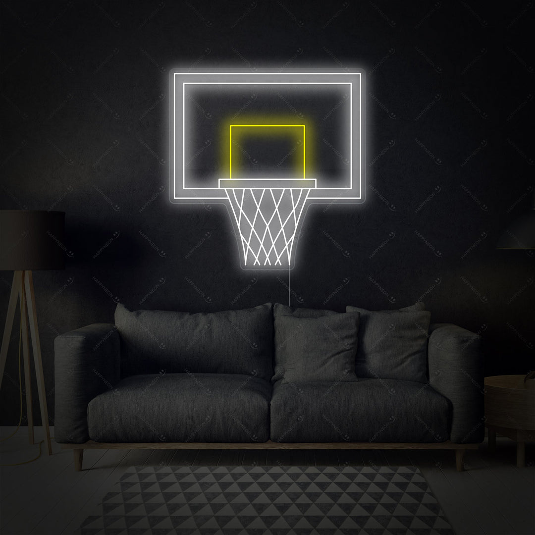 "Basketball nett" Neonskilt