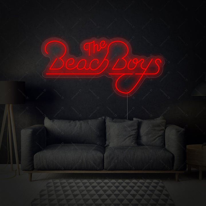 "Beach Boys" Neonskilt