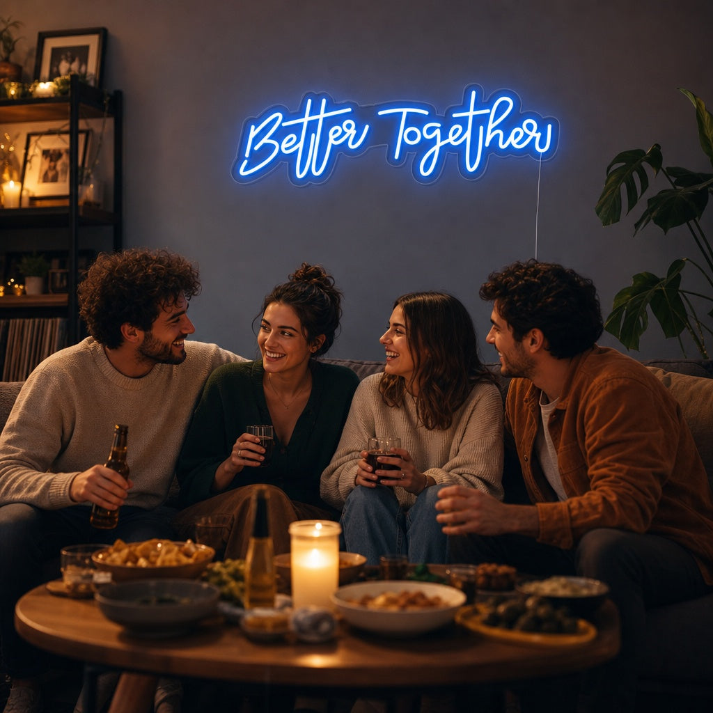 "Better Together" Neonskilt