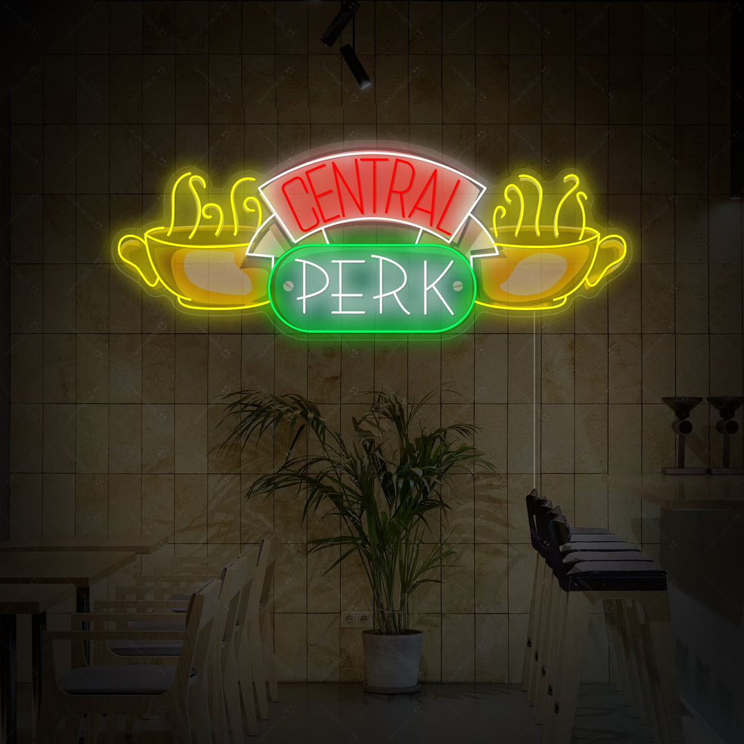 "Central Perk" Neonskilt