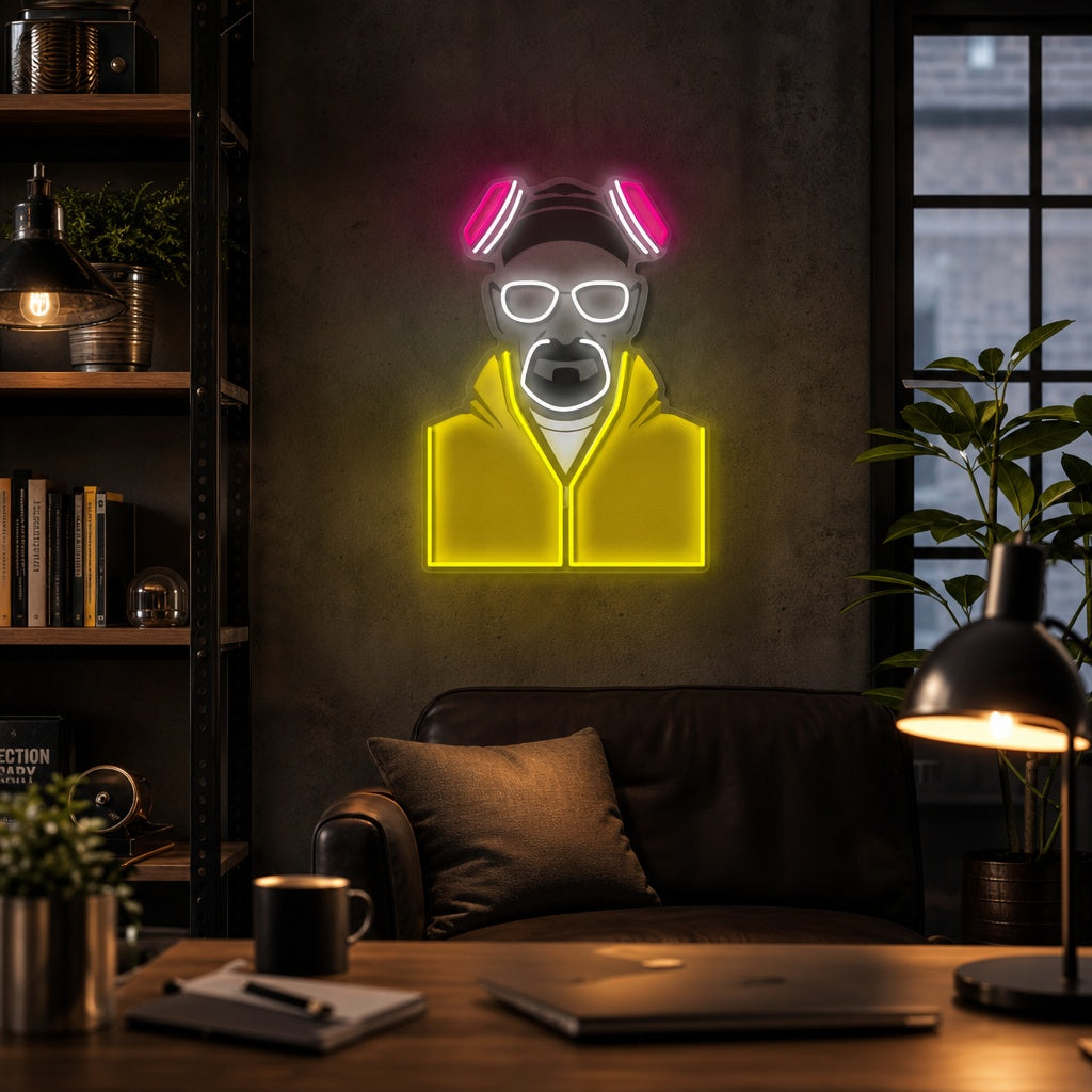 "Kjemisk Geni" Neonskilt