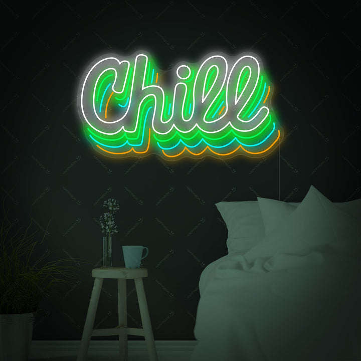 "Chill" Neonskilt