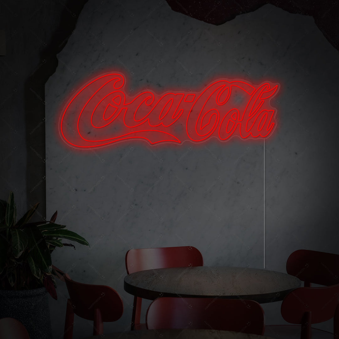 "Cola-logo" Neonskilt