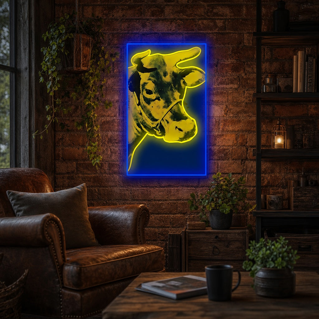 "Ku" Neonskilt