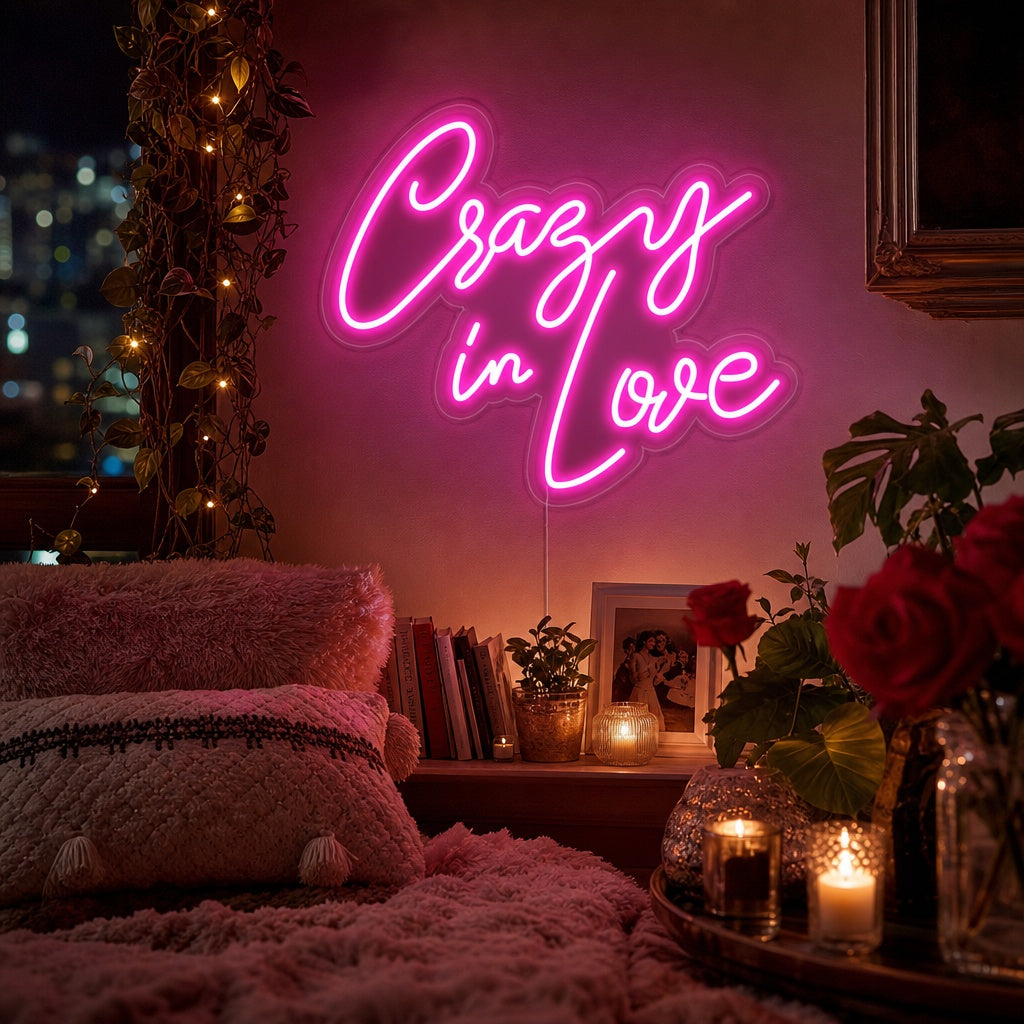 "Crazy In Love Neon" Neonskilt